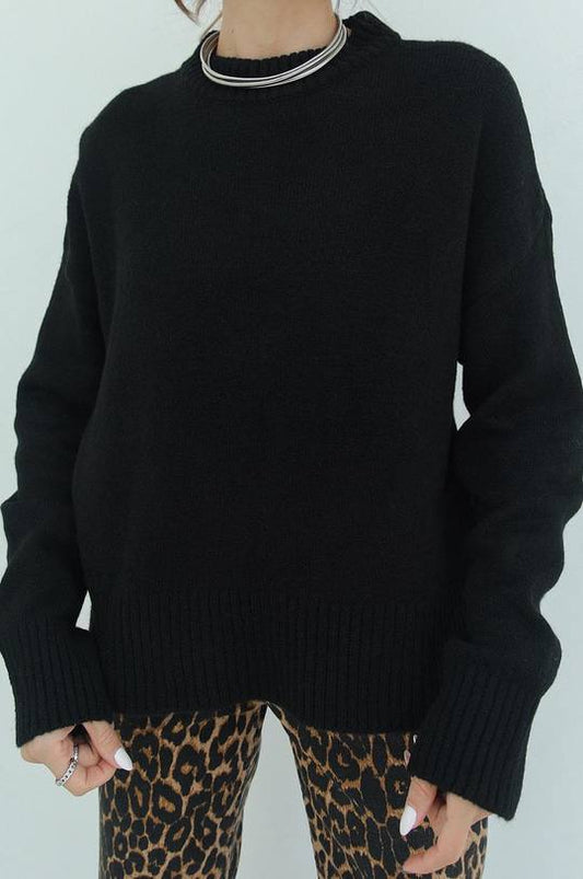 Soft knit black